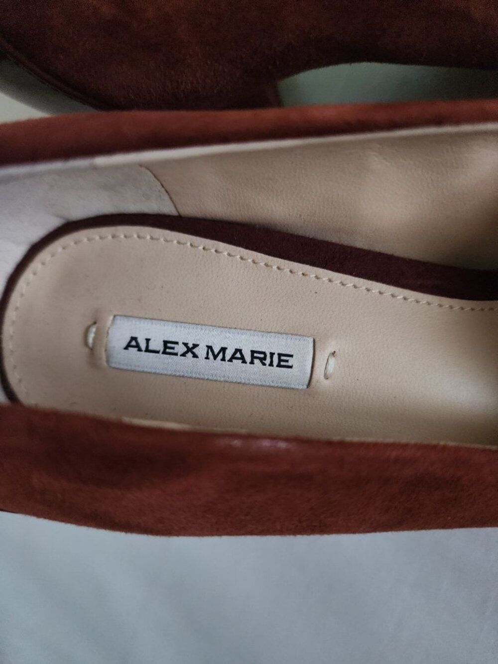 Alex Marie Women's Phaidia Suede Houndstooth Block Heel Loafer Pumps Size 8.5M - Picture 16 of 16